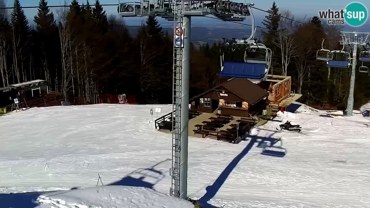 Pohorje – Areh – Pogled na vlečnico Ruška