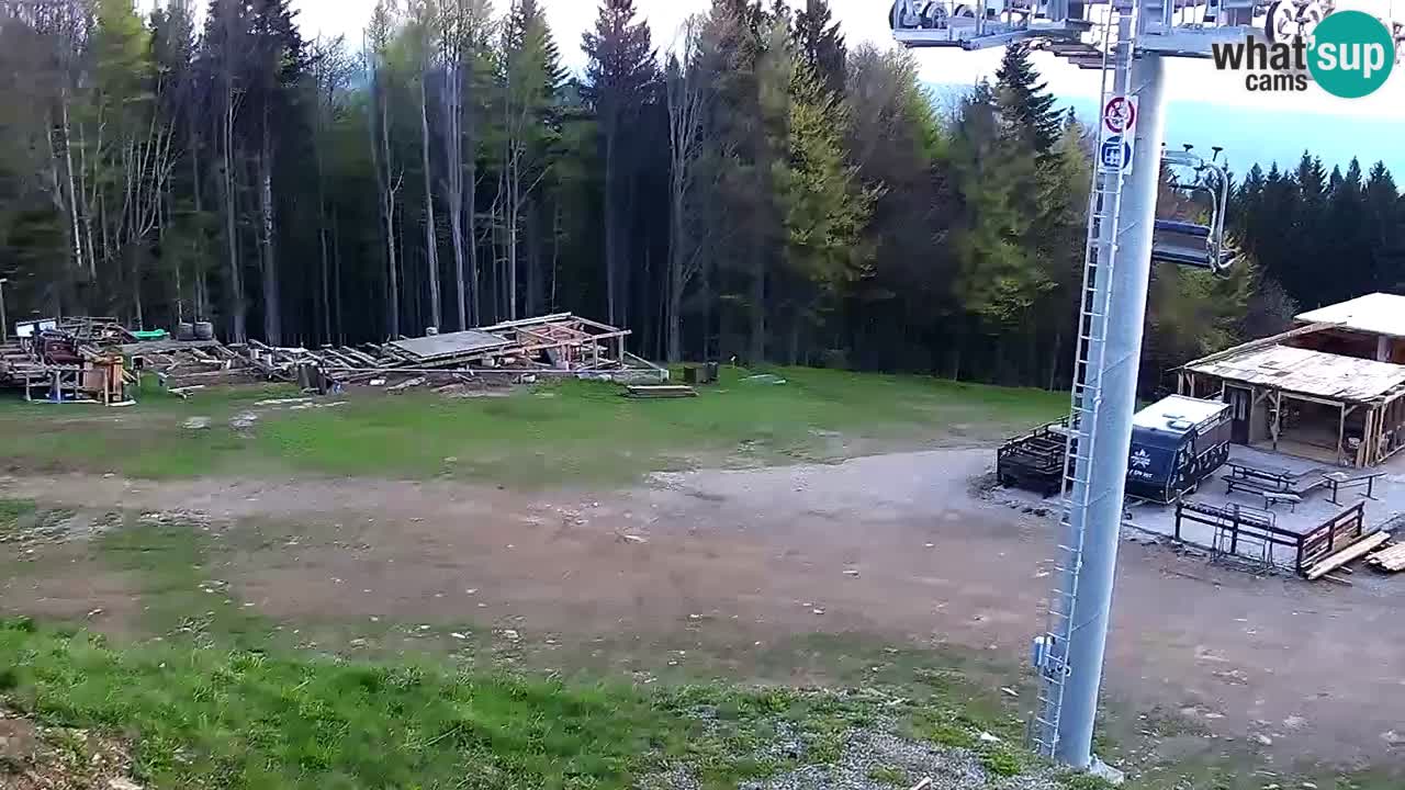 Smučišče Mariborsko Pohorje – spletna kamera Ruška zgoraj