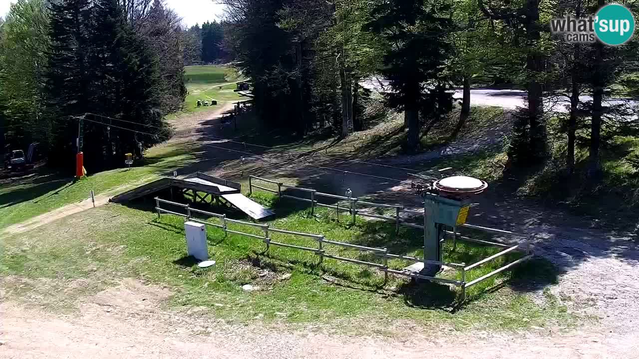 Pohorje – Areh – Pogled na vlečnico Ruška