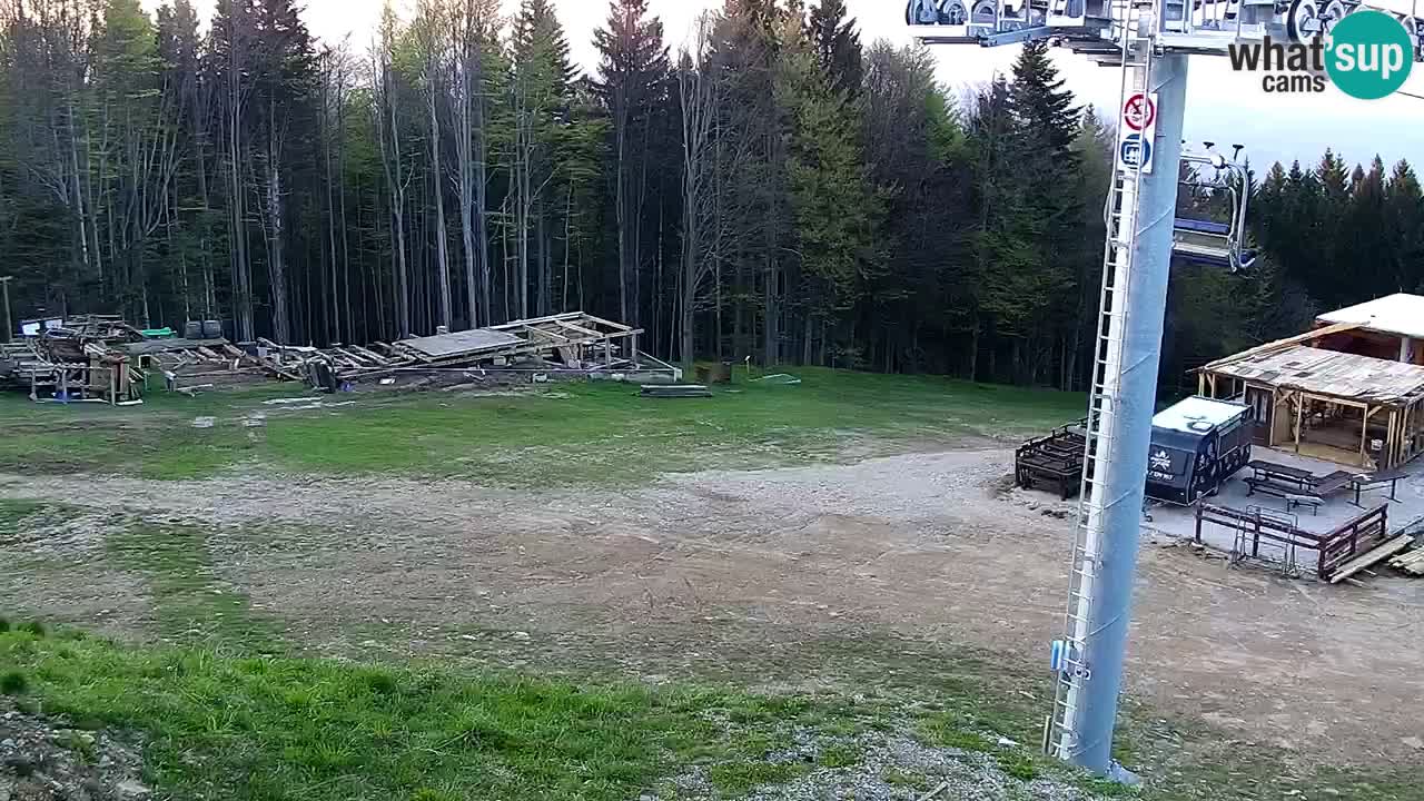 Pohorje – Areh – Pogled na vlečnico Ruška