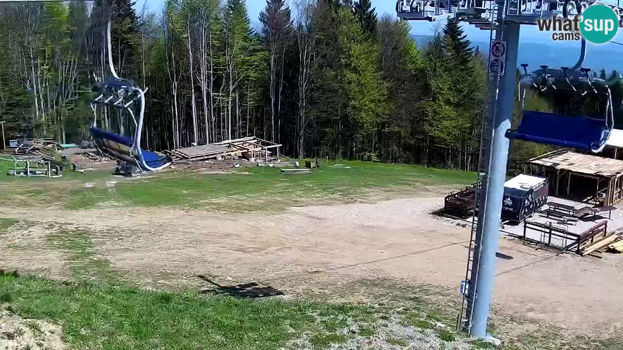 Pohorje – Areh – Pogled na vlečnico Ruška