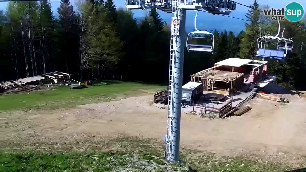 Smučišče Mariborsko Pohorje – spletna kamera Ruška zgoraj
