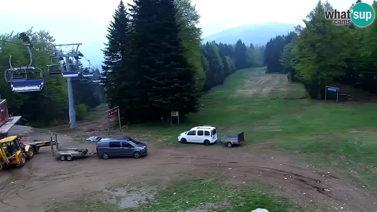 Smučišče Mariborsko Pohorje – spletna kamera Ruška zgoraj
