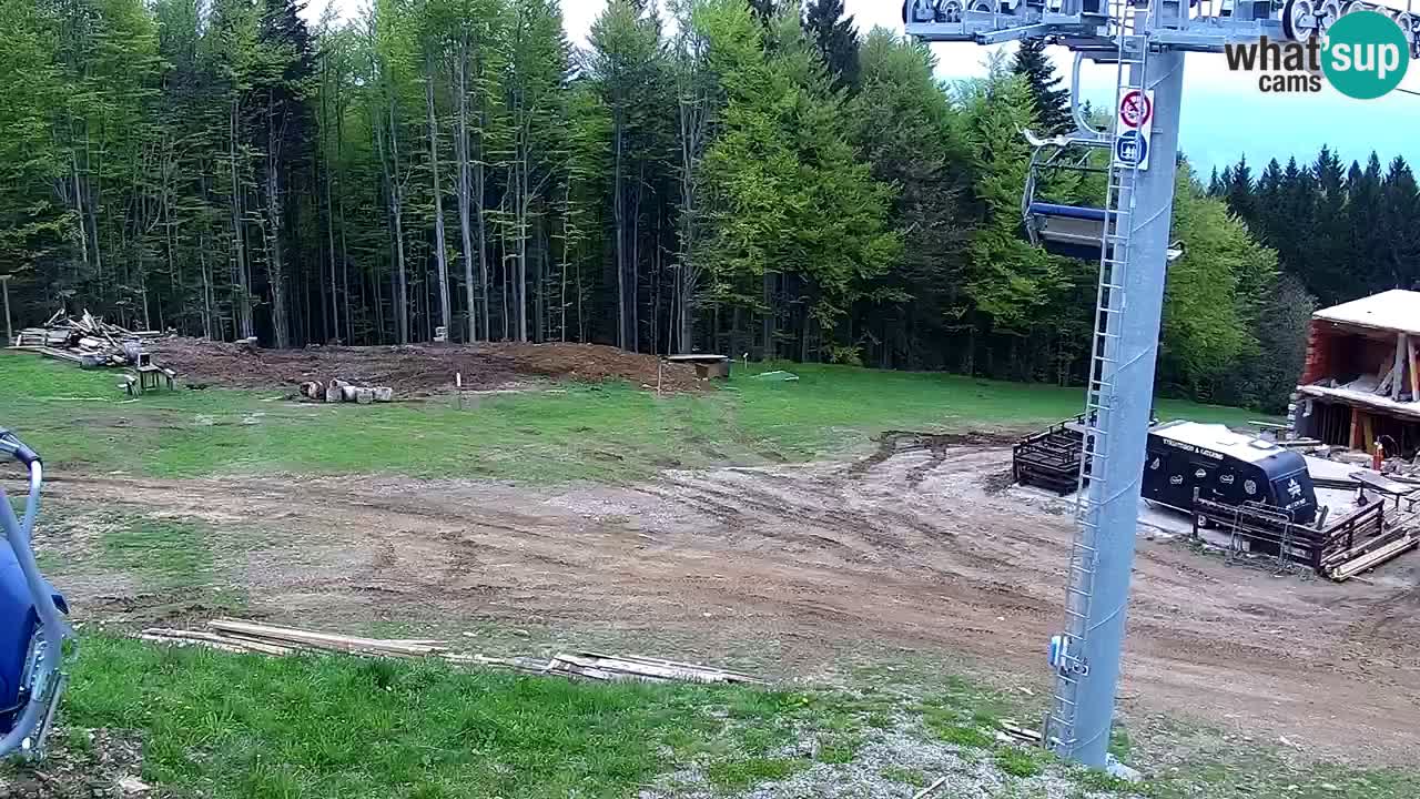Pohorje – Areh – Pogled na vlečnico Ruška