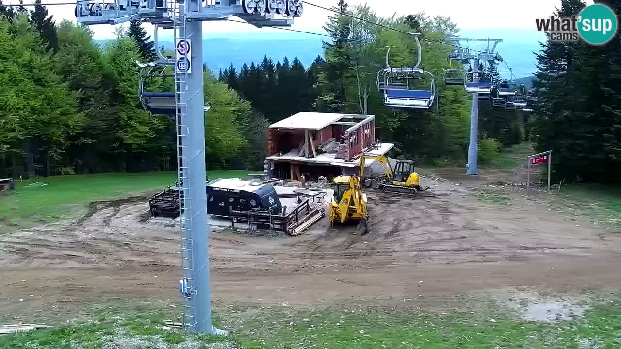 Pohorje – Areh – Pogled na vlečnico Ruška