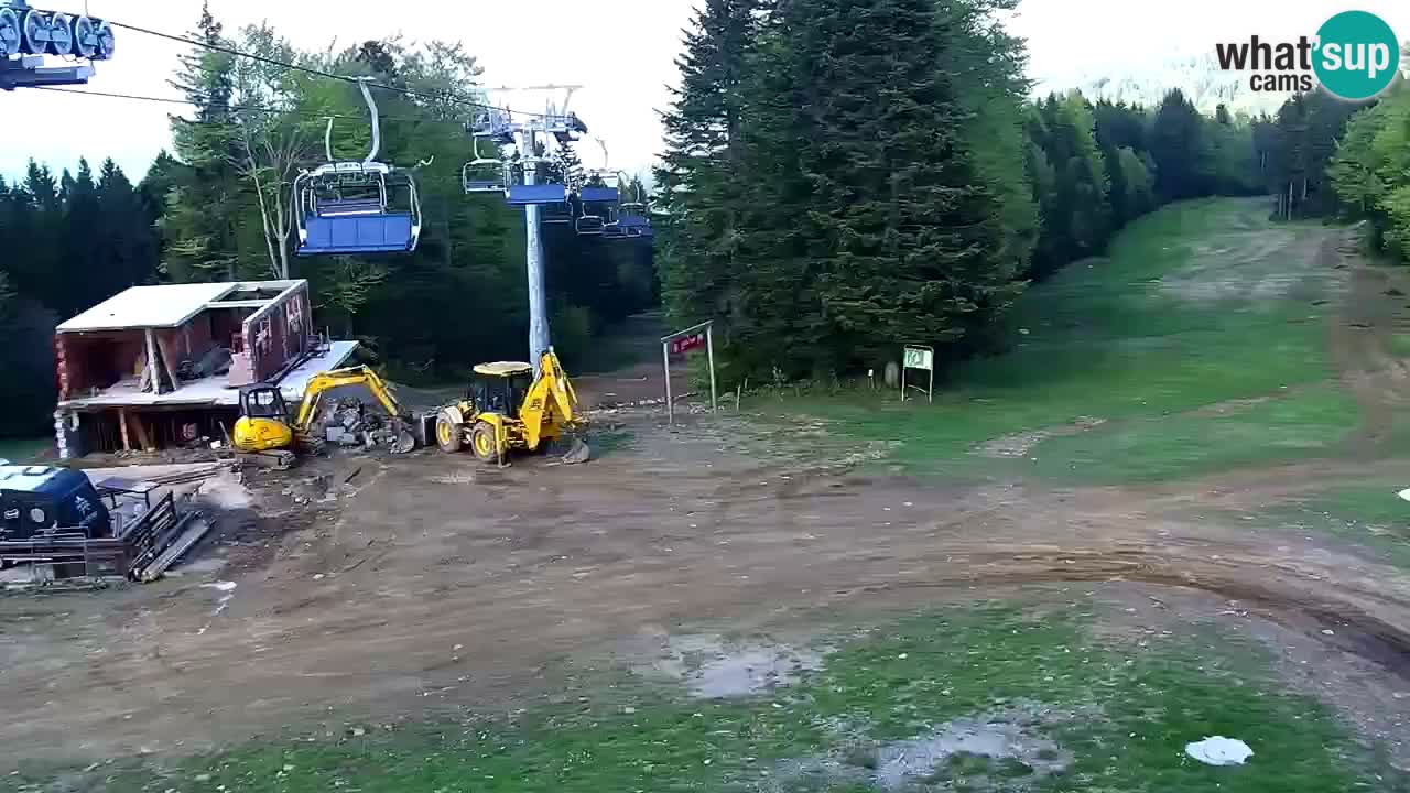 Pohorje – Areh – Pogled na vlečnico Ruška
