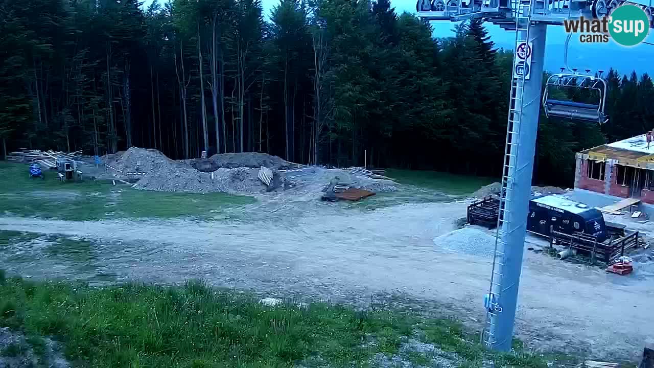 Smučišče Mariborsko Pohorje – spletna kamera Ruška zgoraj