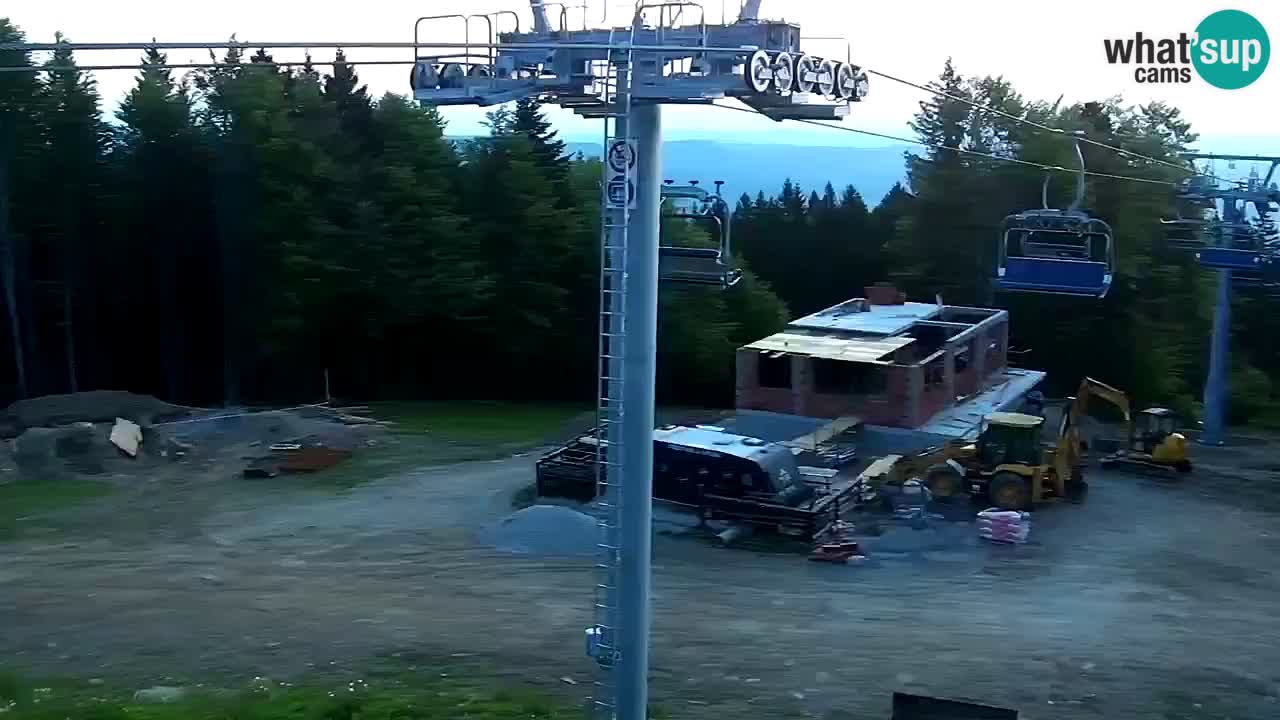 Pohorje – Areh – Pogled na vlečnico Ruška