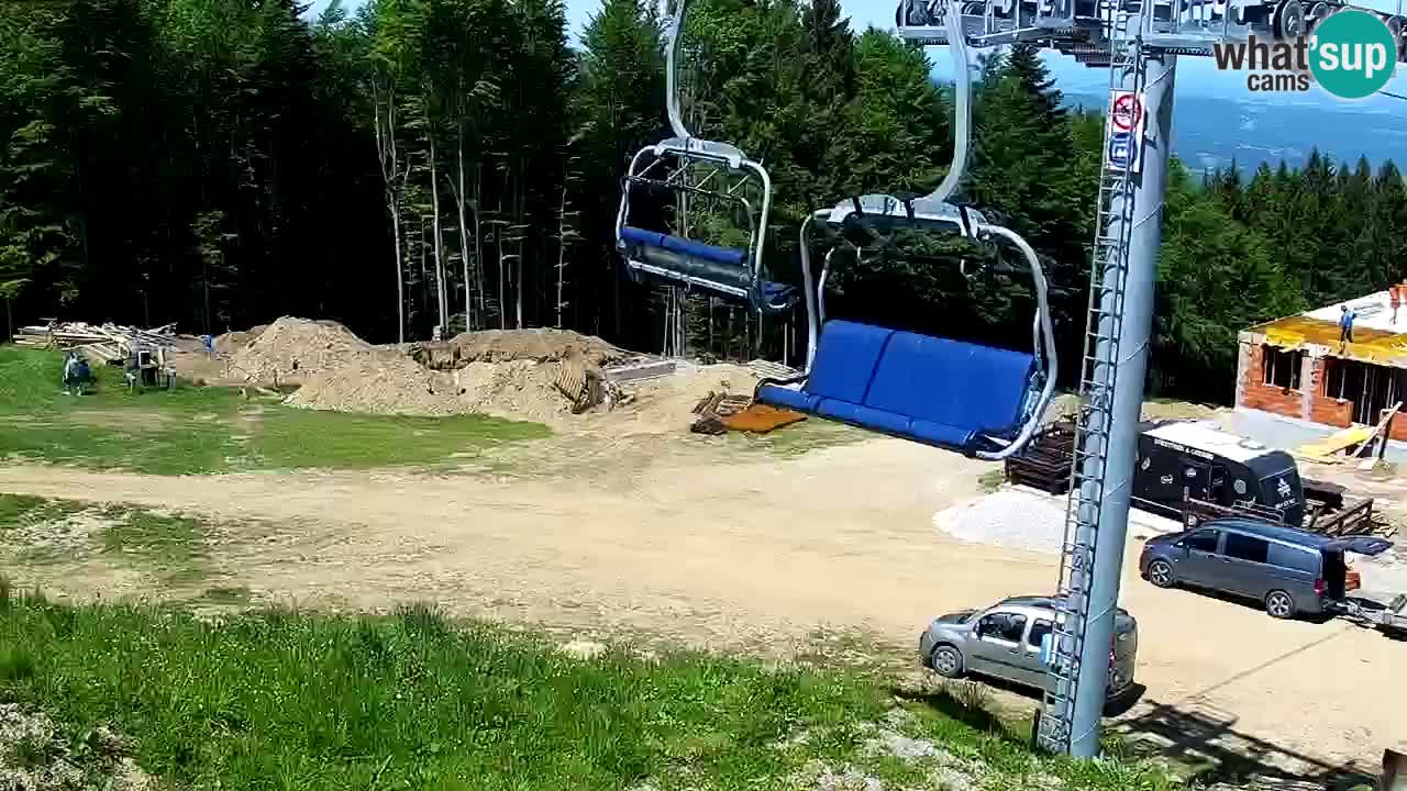 Pohorje – Areh – Pogled na vlečnico Ruška
