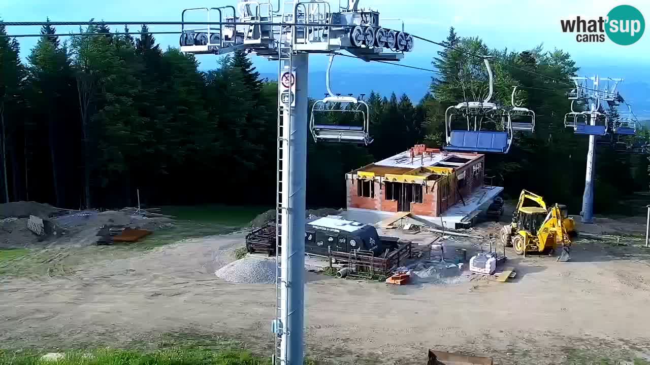 Pohorje – Areh – Pogled na vlečnico Ruška