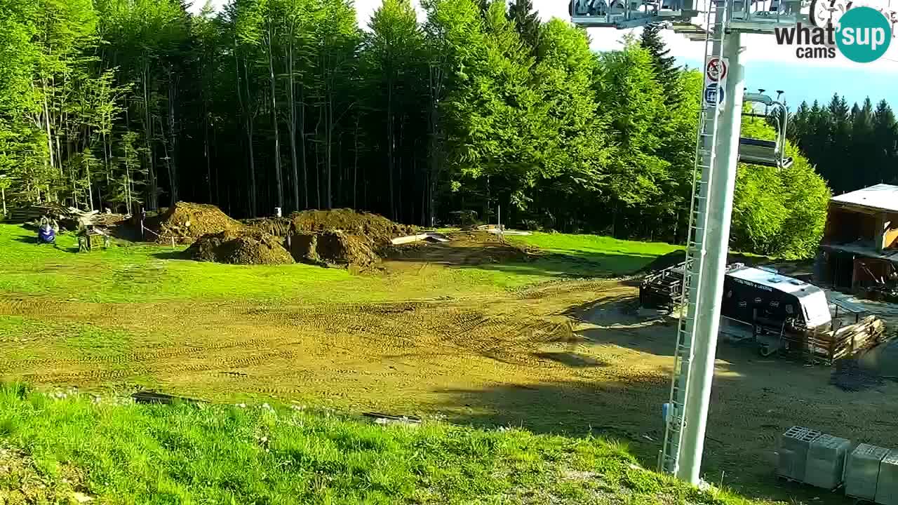 Smučišče Mariborsko Pohorje – spletna kamera Ruška zgoraj