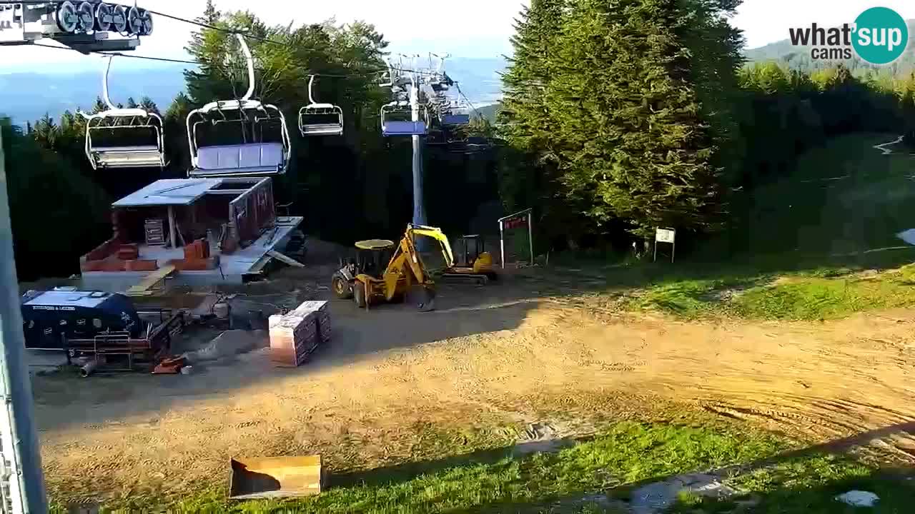 Smučišče Mariborsko Pohorje – spletna kamera Ruška zgoraj