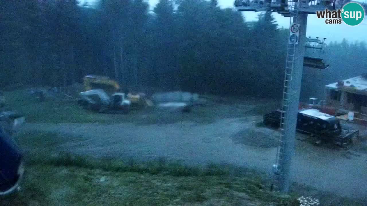 Pohorje – Areh – Pogled na vlečnico Ruška