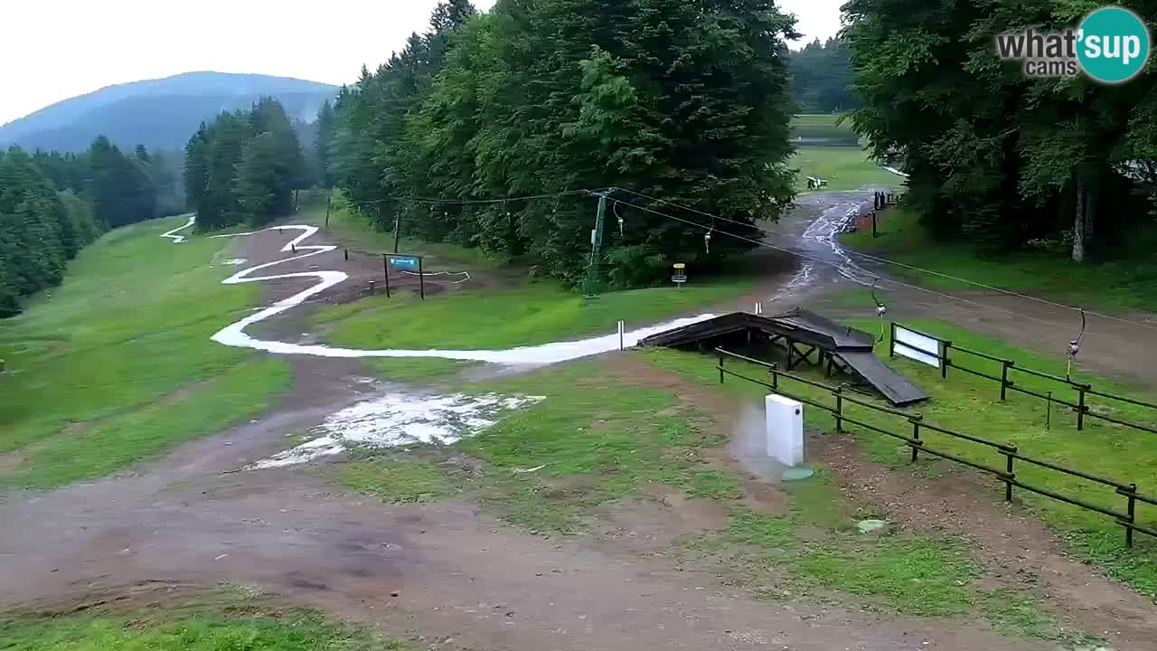 Pohorje – Areh – Pogled na vlečnico Ruška