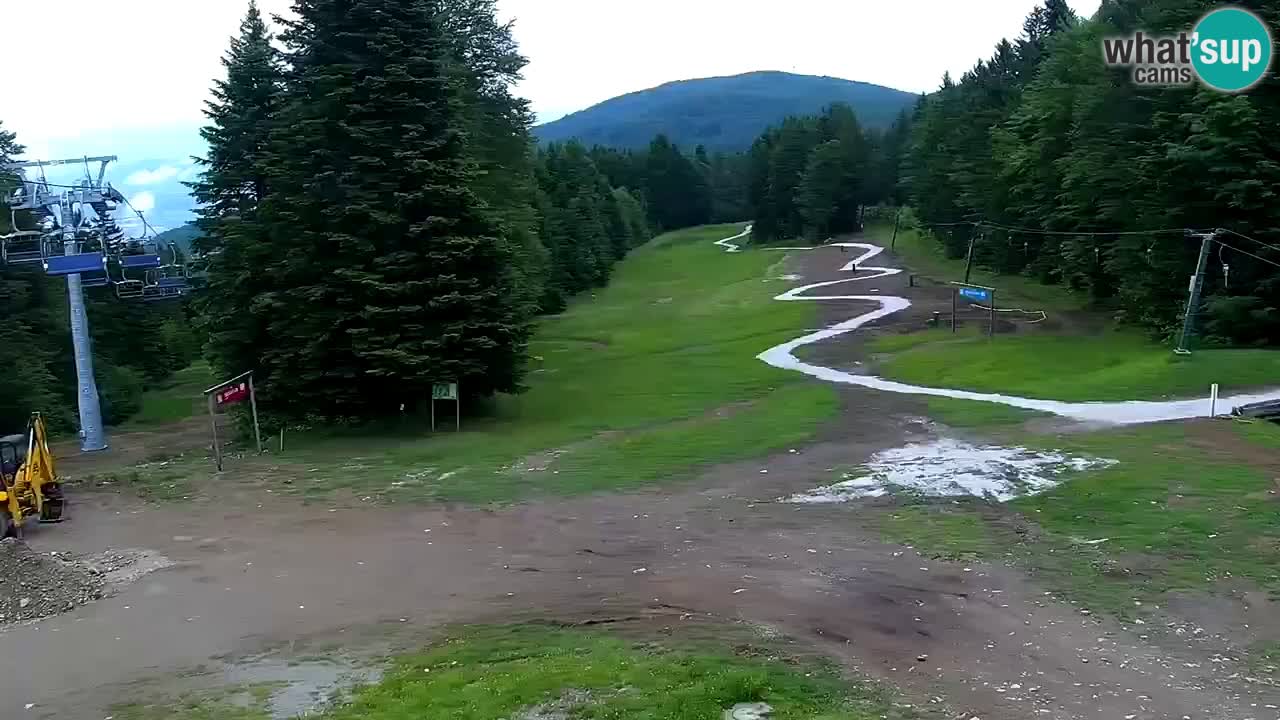 Pohorje – Areh – Pogled na vlečnico Ruška