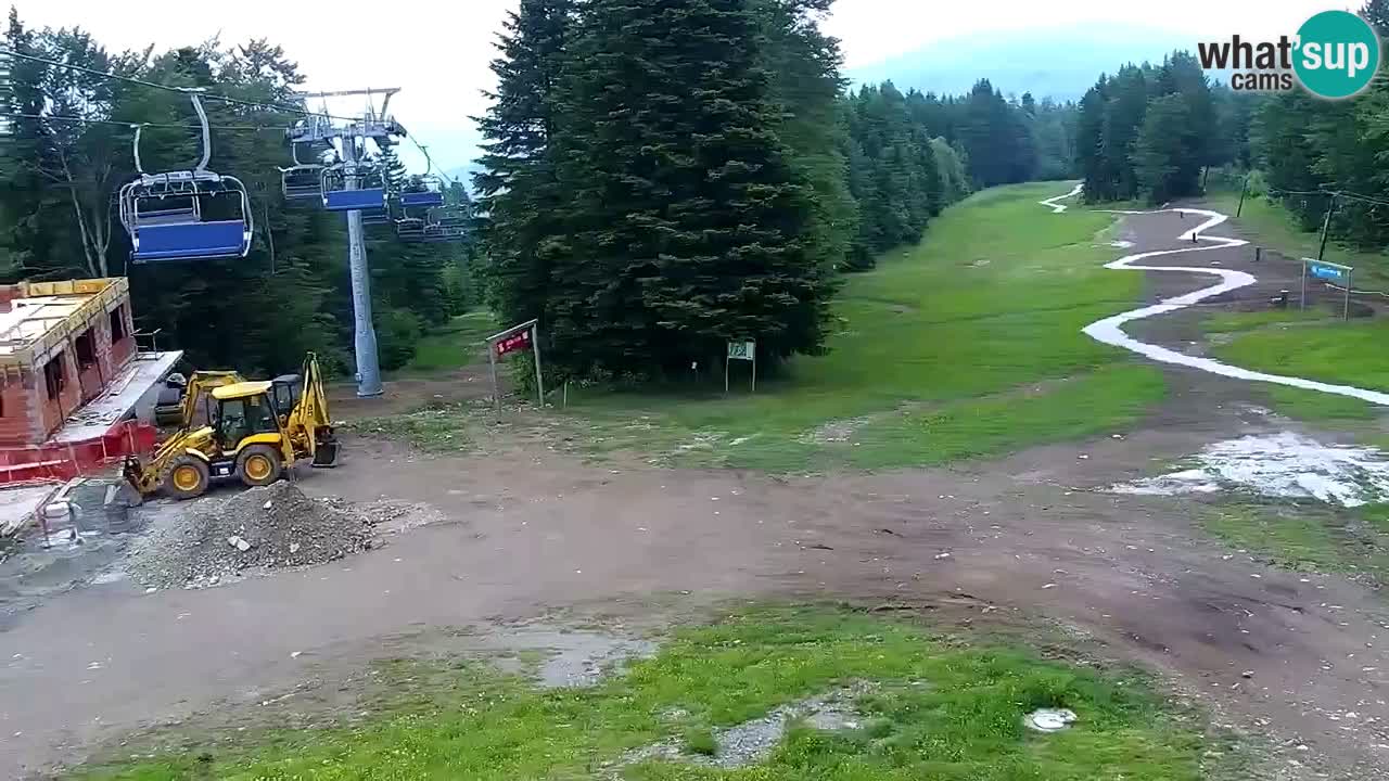 Pohorje – Areh – Pogled na vlečnico Ruška