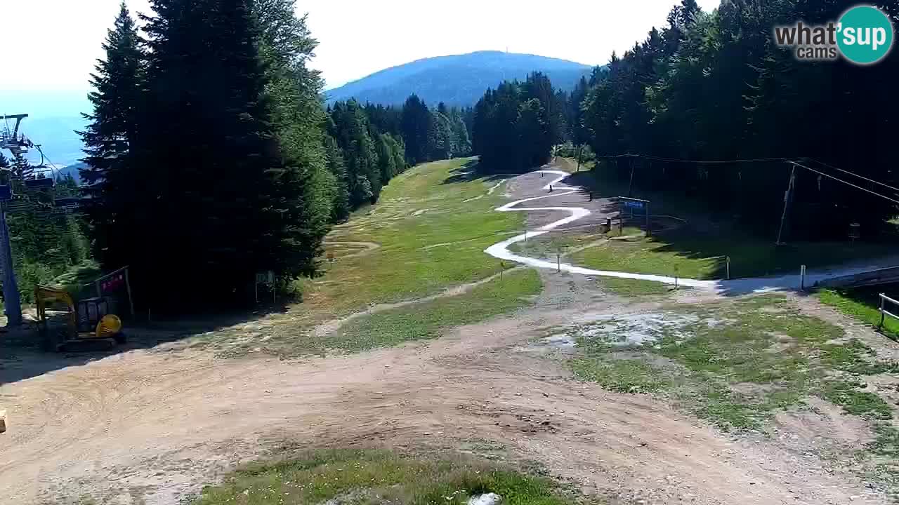 Pohorje – Areh – Pogled na vlečnico Ruška