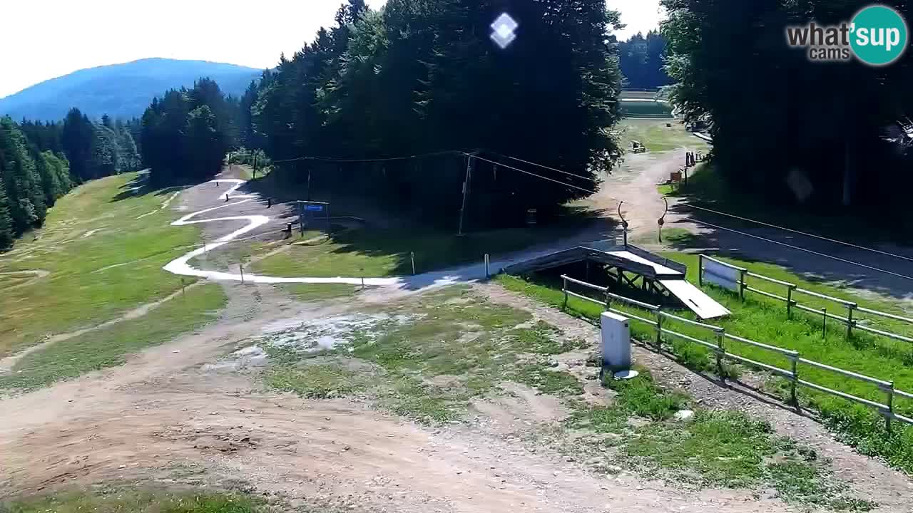 Pohorje – Areh – Pogled na vlečnico Ruška