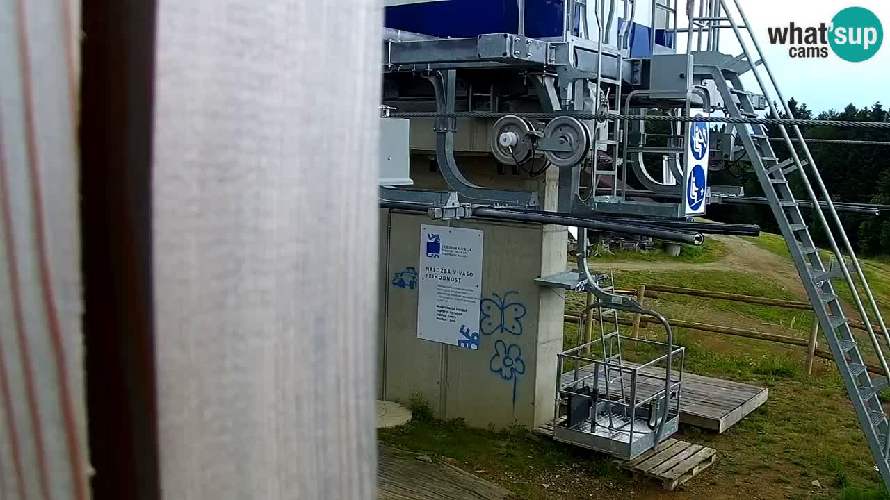 Pohorje – Areh – Pogled na vlečnico Ruška