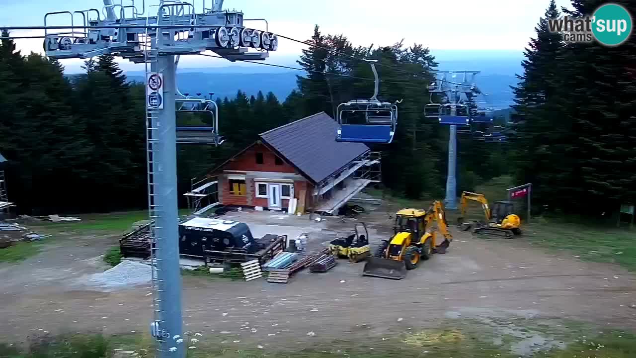 Smučišče Mariborsko Pohorje – spletna kamera Ruška zgoraj