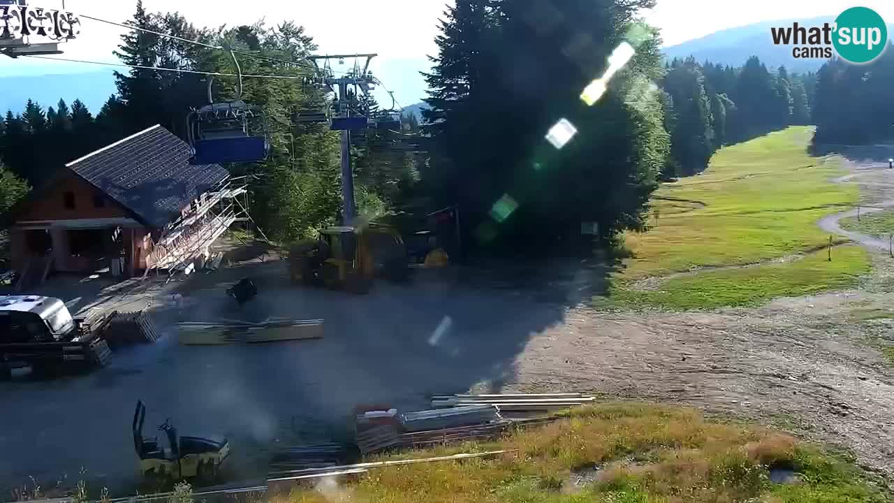 Smučišče Mariborsko Pohorje – spletna kamera Ruška zgoraj