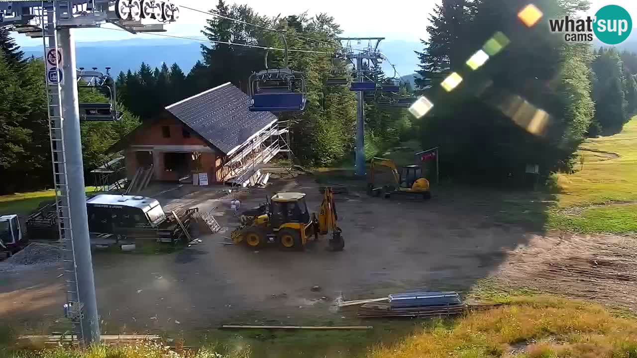 Smučišče Mariborsko Pohorje – spletna kamera Ruška zgoraj