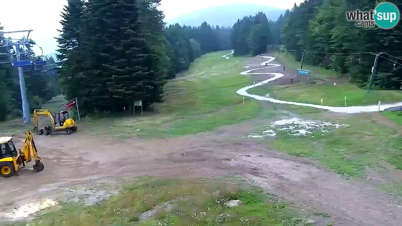 Pohorje – Areh – Pogled na vlečnico Ruška