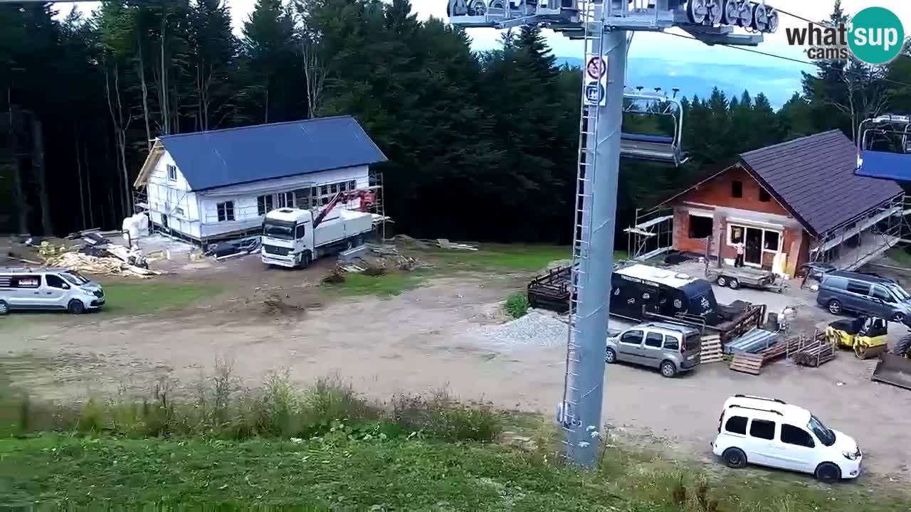 Pohorje – Areh – Pogled na vlečnico Ruška