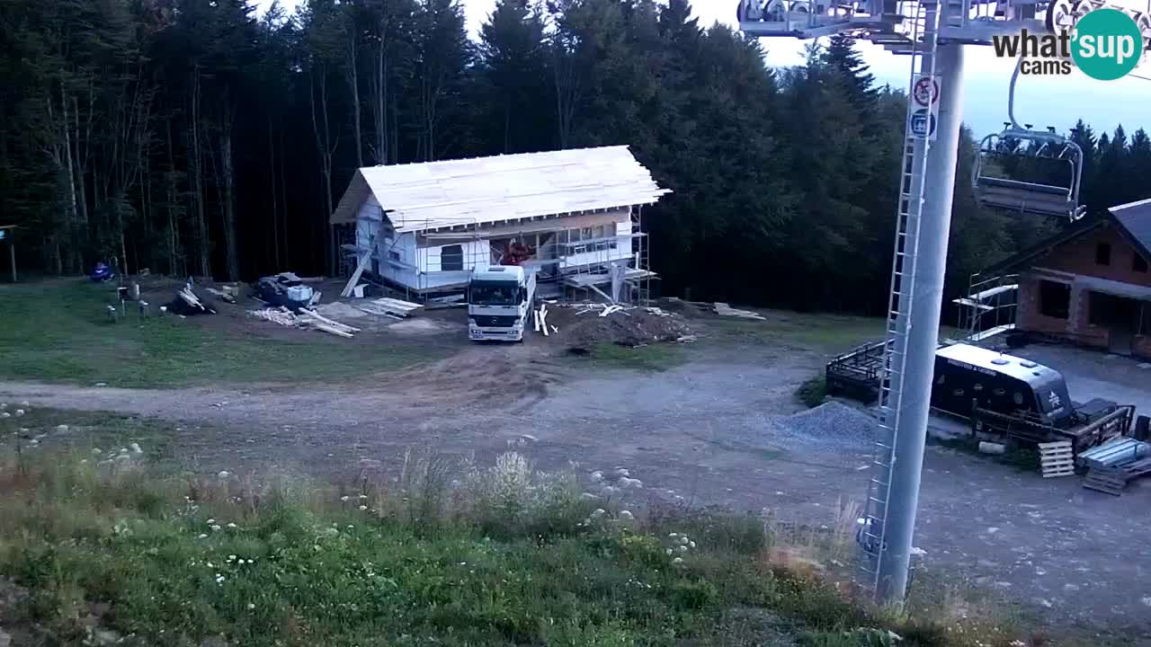 Pohorje – Areh – Pogled na vlečnico Ruška