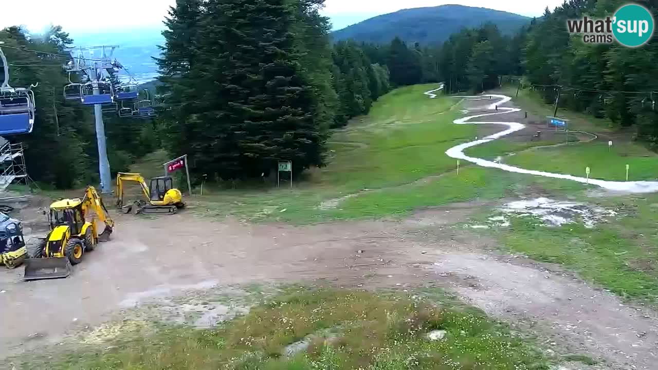 Smučišče Mariborsko Pohorje – spletna kamera Ruška zgoraj