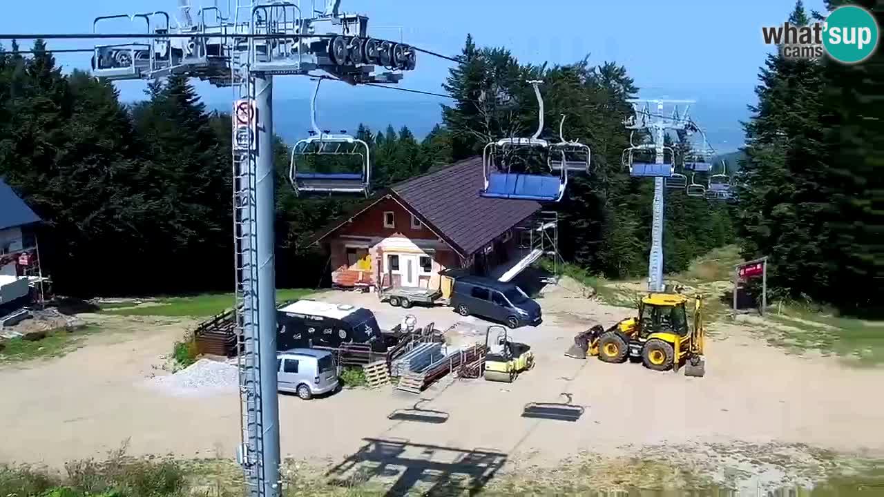 Smučišče Mariborsko Pohorje – spletna kamera Ruška zgoraj