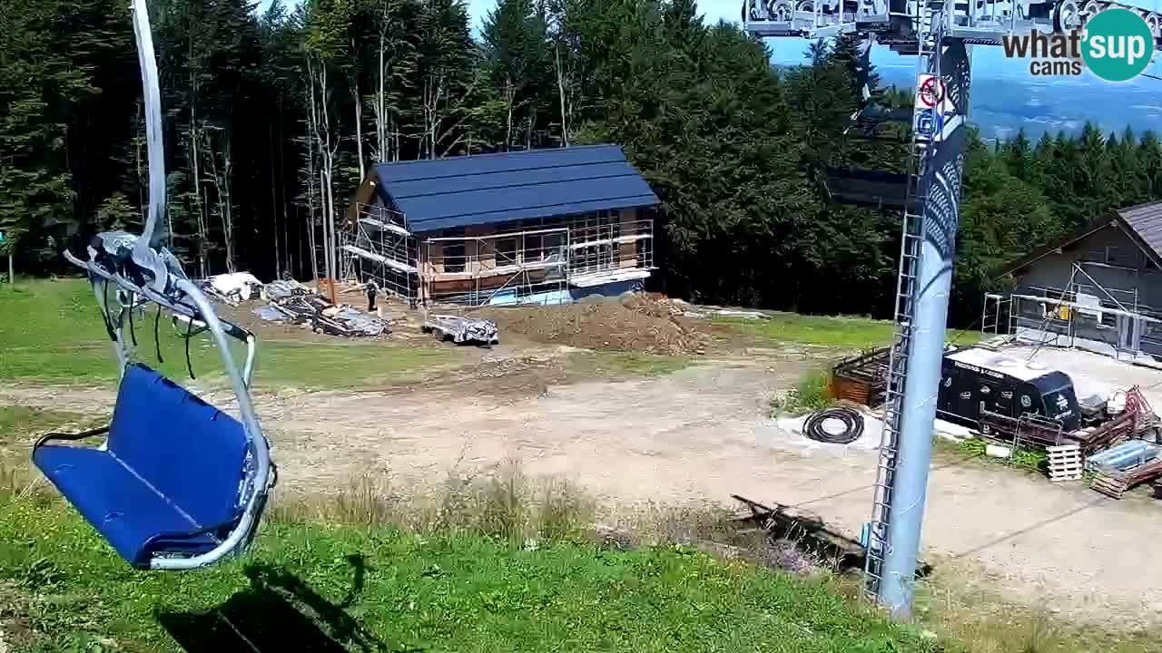 Smučišče Mariborsko Pohorje – spletna kamera Ruška zgoraj