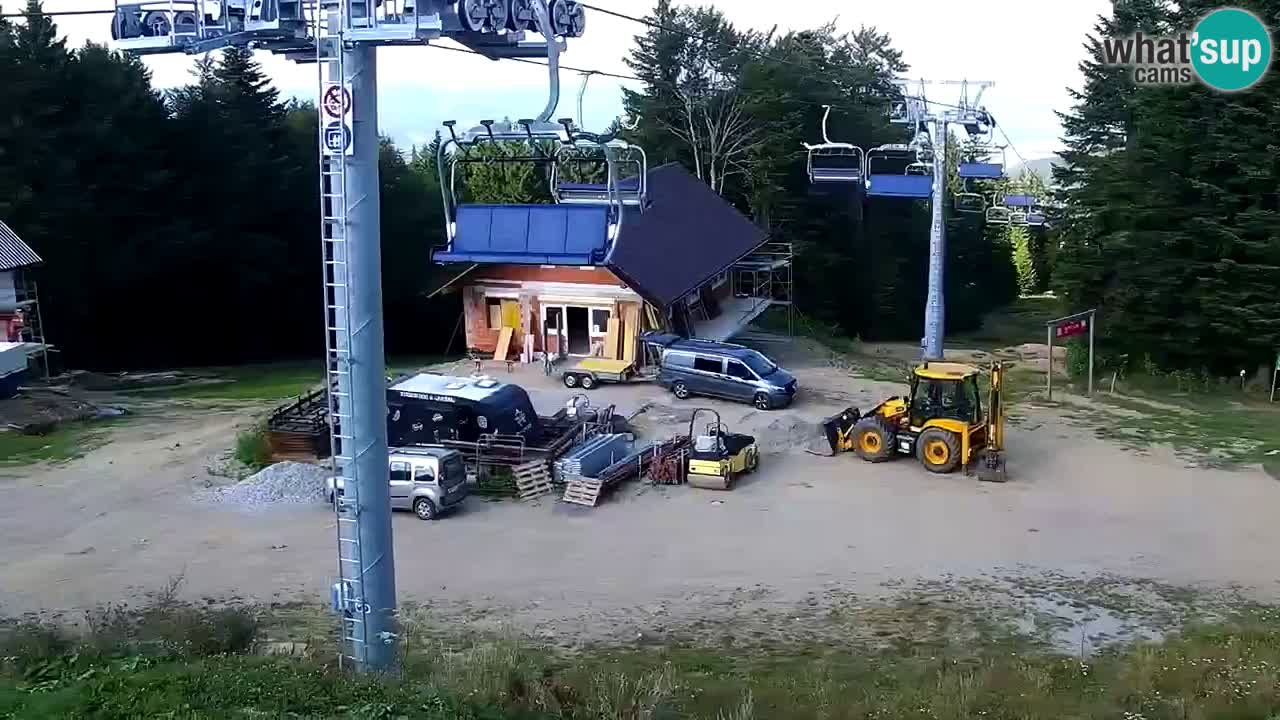 Smučišče Mariborsko Pohorje – spletna kamera Ruška zgoraj