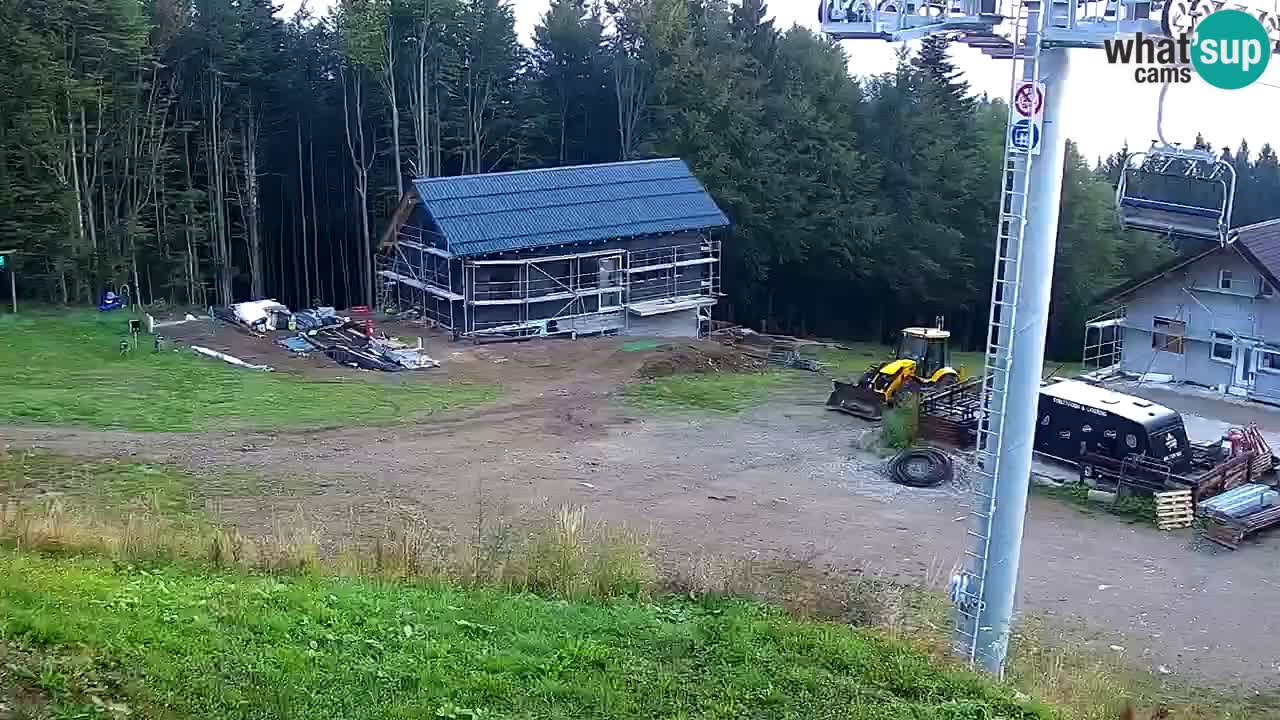 Smučišče Mariborsko Pohorje – spletna kamera Ruška zgoraj