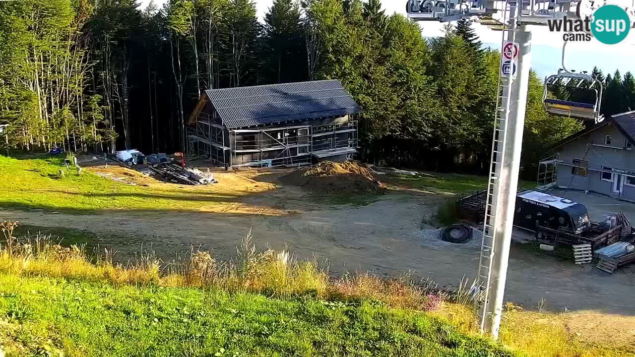 Smučišče Mariborsko Pohorje – spletna kamera Ruška zgoraj