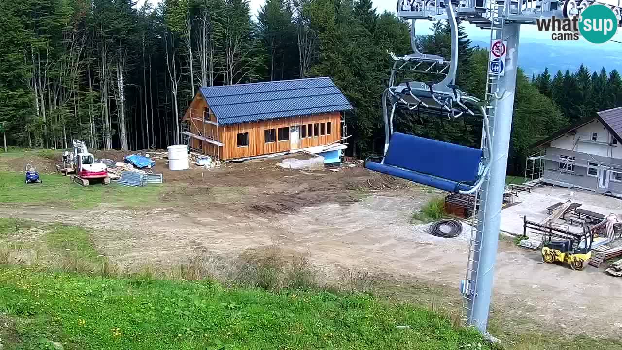 Smučišče Mariborsko Pohorje – spletna kamera Ruška zgoraj