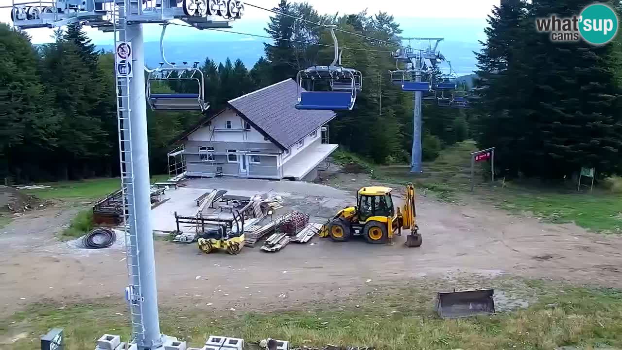 Smučišče Mariborsko Pohorje – spletna kamera Ruška zgoraj