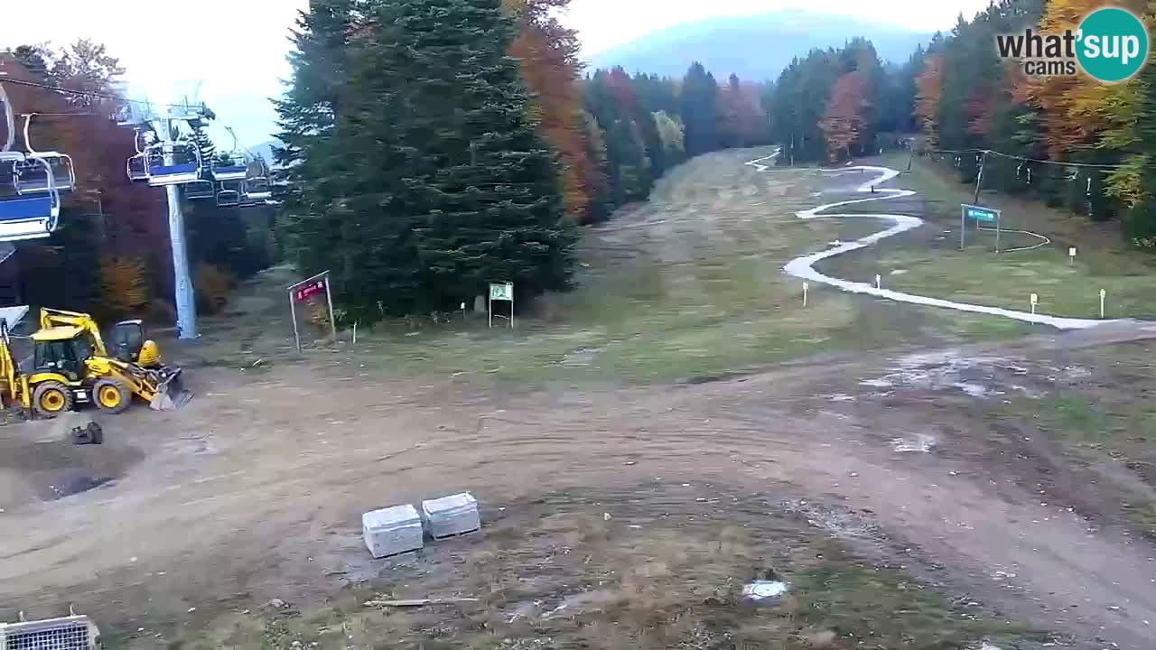Stations de ski Maribor Pohorje web cam Ruška