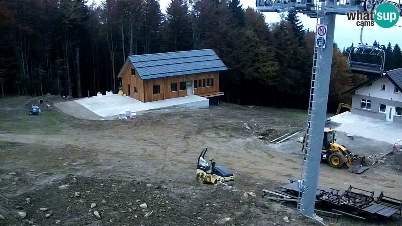 Smučišče Mariborsko Pohorje – spletna kamera Ruška zgoraj