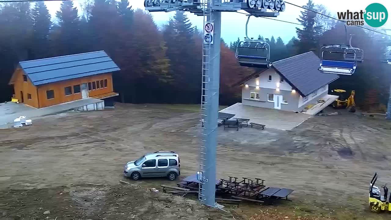 Smučišče Mariborsko Pohorje – spletna kamera Ruška zgoraj