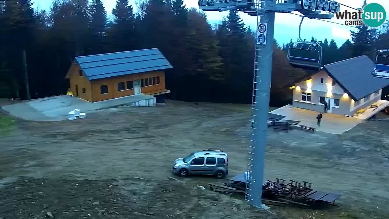 Smučišče Mariborsko Pohorje – spletna kamera Ruška zgoraj