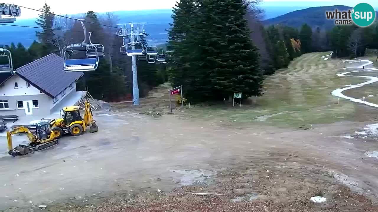 Smučišče Mariborsko Pohorje – spletna kamera Ruška zgoraj