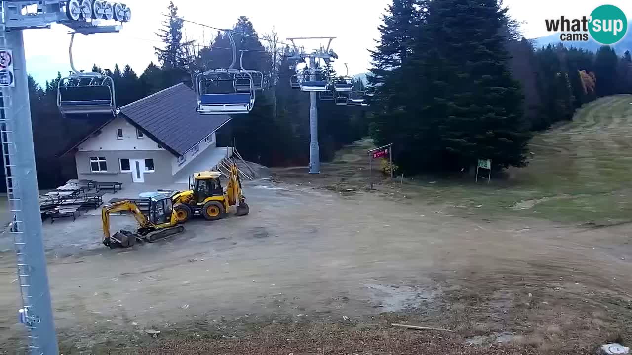 Smučišče Mariborsko Pohorje – spletna kamera Ruška zgoraj