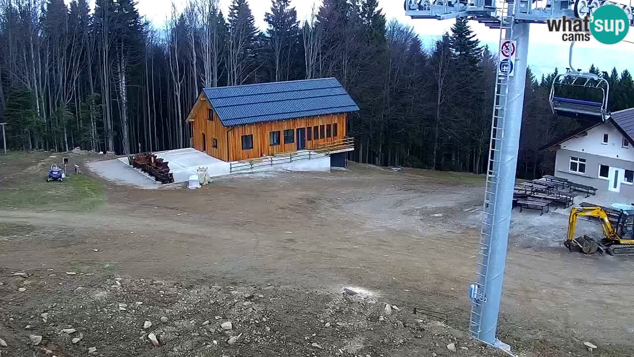 Smučišče Mariborsko Pohorje – spletna kamera Ruška zgoraj