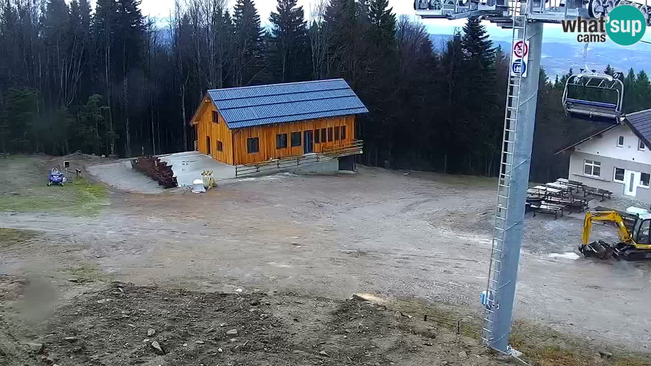 Smučišče Mariborsko Pohorje – spletna kamera Ruška zgoraj