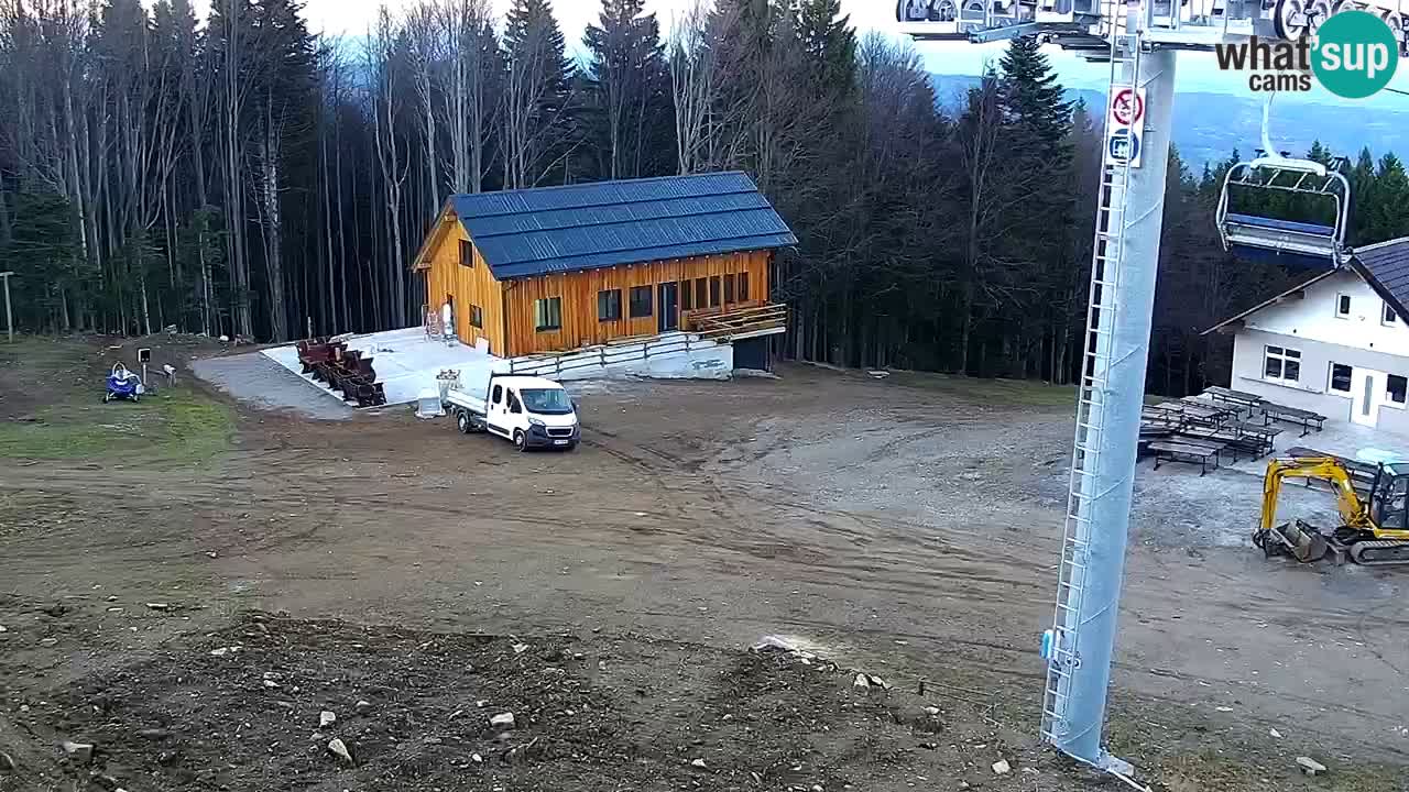 Smučišče Mariborsko Pohorje – spletna kamera Ruška zgoraj