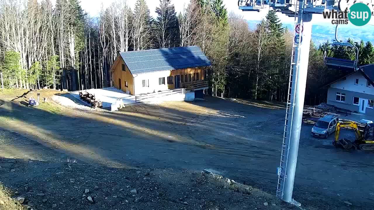 Smučišče Mariborsko Pohorje – spletna kamera Ruška zgoraj