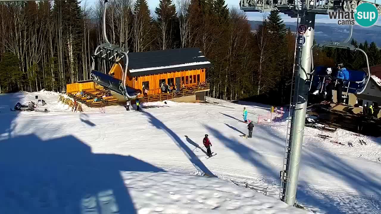 Smučišče Mariborsko Pohorje – spletna kamera Ruška zgoraj