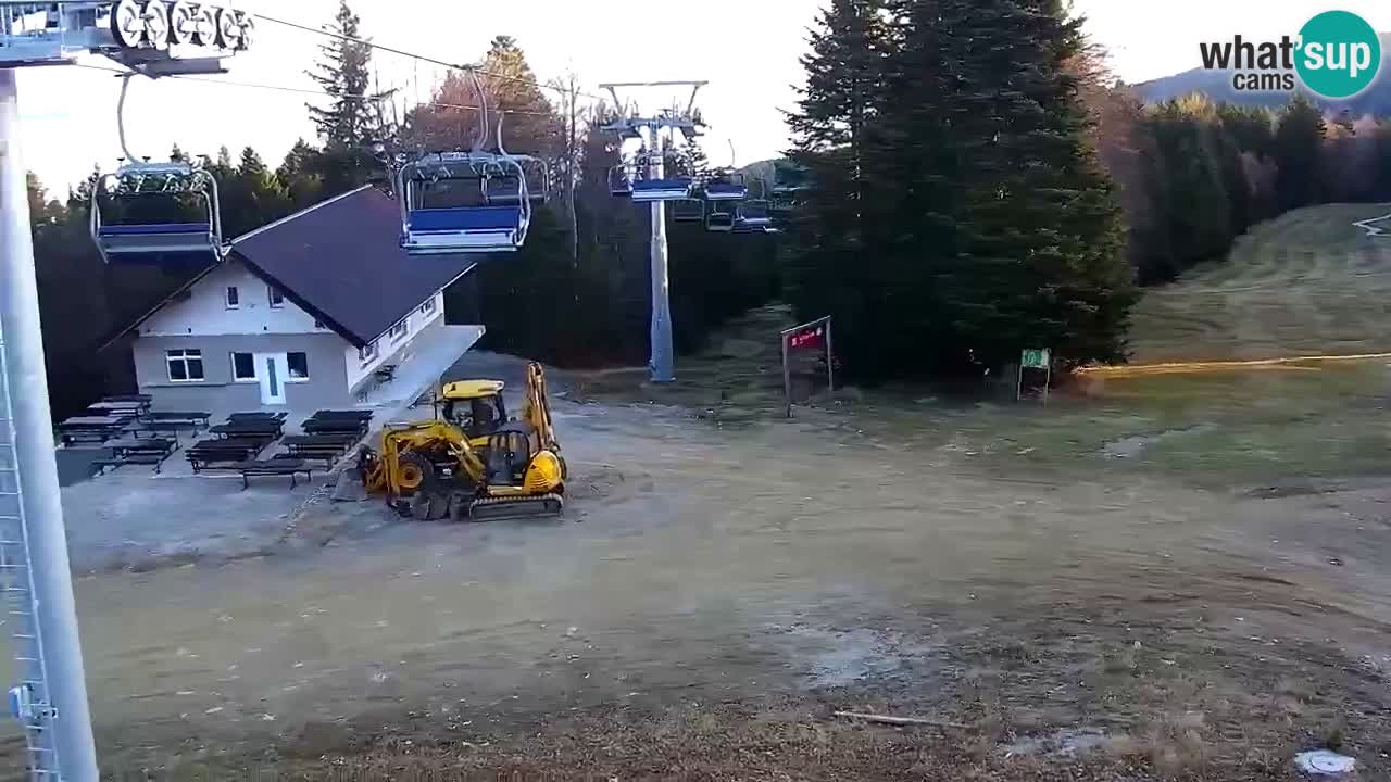Smučišče Mariborsko Pohorje – spletna kamera Ruška zgoraj