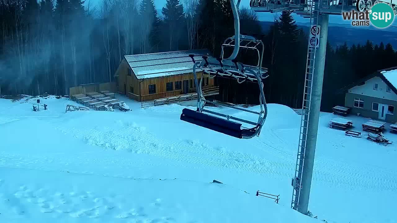 Smučišče Mariborsko Pohorje – spletna kamera Ruška zgoraj